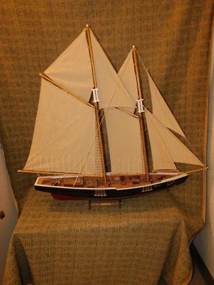 Large Model Schooner “Blue Nose” 48” Long, 39” Tall