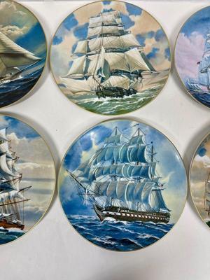 Lot of 6 plates - Great American Sailing Ships - ,Rosenthal Collector Plates