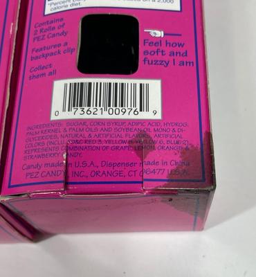 FUZZY FRIENDS Pez Dispensers New Condition in Packages - LOT OF 10
