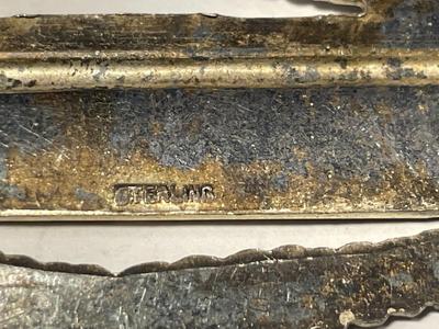 Vintage Preowned WW-II Sterling Silver Rifle Pin & Miscellaneous Lot as Pictured. FREE DOMESTIC SHIPPING.