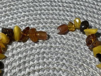 Vintage Multi Color Baltic Amber 18" Necklace Purchased in Latvia Preowned from an Estate.