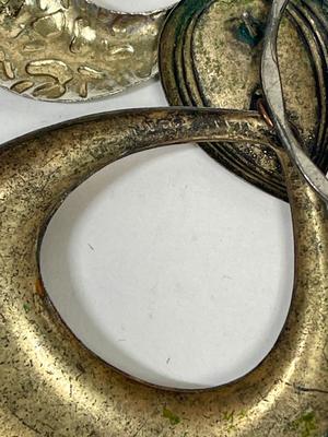 Lot of 5 Fashion Hoop Earrings