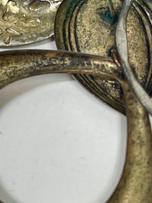 Lot of 5 Fashion Hoop Earrings