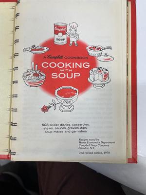 Cookbook Lot - 2 Campbell's Soup Recipe Book