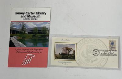 Jimmy Carter Museum and Library Guidebook and First Day Cover