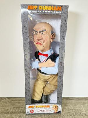 LOT 35L: NRFB Jeff Dunham Talking Animatronic Walter Doll