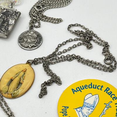 LOT 161J: Collection of Religious Items - Rosaries and More