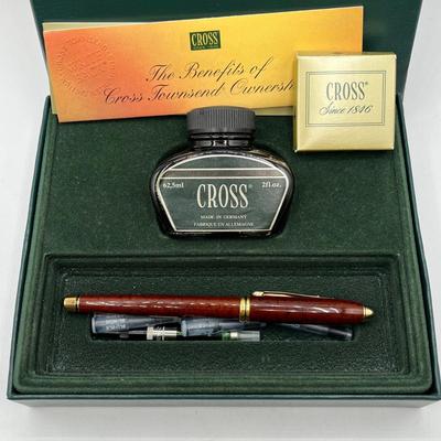 LOT 162J: Cross Pens and Ronson Pen and Pencil Set