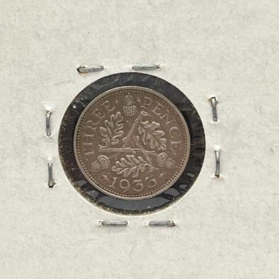 LOT 164J: Antique and Vintage British Coins - 1853 Half Penny, 1912 Sixpence and More