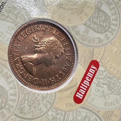 LOT 168J: British Coin Collection - 2015 Brilliant Uncirculated 2-Pound Britannia Coin and More