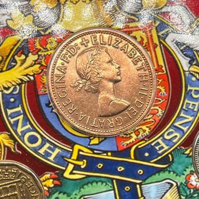 LOT 168J: British Coin Collection - 2015 Brilliant Uncirculated 2-Pound Britannia Coin and More