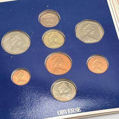 LOT 169J: Five United Kingdom Brilliant Uncirculated Coin Sets - 1984, 1986, 1989-'91