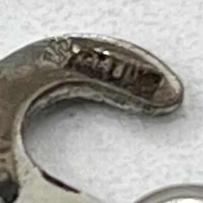 LOT 171J: Sterling Silver Lot - Elco 8" ID Bracelet - 51.3 grams, and 24" Necklace - 5.2 grams