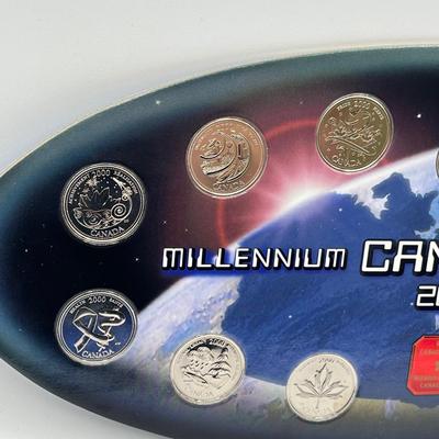 LOT 173J: Canada Millenium 2000 Quarter Set and Other Canadian Coins