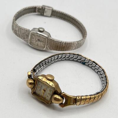 LOT 175J: Big Watch / Watch Part Lot for Parts or Repair - LeJour 17-Jewel Diving Watch, Waltham Pocket Watches and More