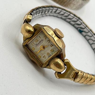 LOT 175J: Big Watch / Watch Part Lot for Parts or Repair - LeJour 17-Jewel Diving Watch, Waltham Pocket Watches and More