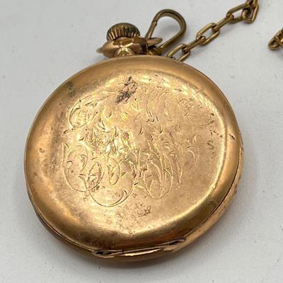 LOT 175J: Big Watch / Watch Part Lot for Parts or Repair - LeJour 17-Jewel Diving Watch, Waltham Pocket Watches and More
