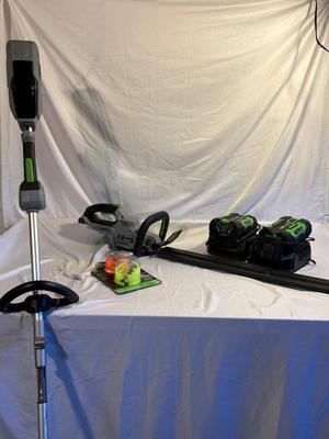 Ego Rechargeable 56V Lithium Batteries, Chargers & Ego Yard Trimmers (B2-ES)