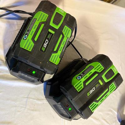 Ego Rechargeable 56V Lithium Batteries, Chargers & Ego Yard Trimmers (B2-ES)