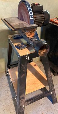 Rikon Disc Sander on Tool Stand (B2-ES)