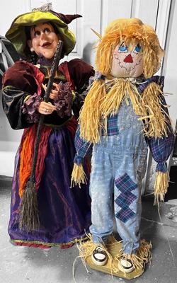Large Standing Witch & Scarecrow (B4-HS)