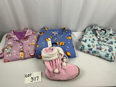 Lot J 317 Three Pajama Sets