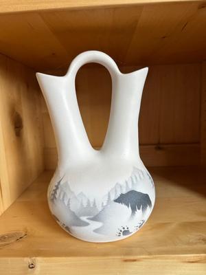 NAVAJO HANDCRAFTED WEDDING VASE BY M. MARYBOY