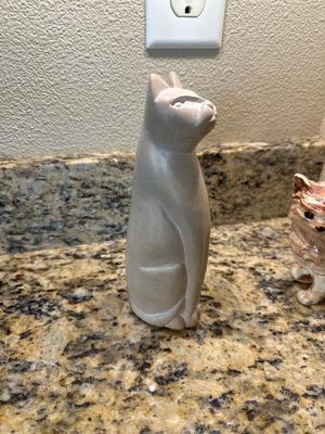 Montana Clay and soapstone cats