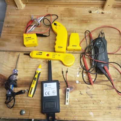 Electronic Testers-Sperry, Greenlee and Extech (B3-KD)