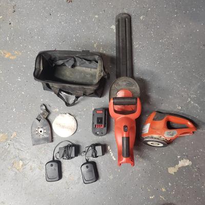 Black & Decker Battery Operated Hedge Trimmer and Sander (B3-KD)