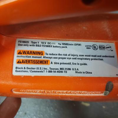 Black & Decker Battery Operated Hedge Trimmer and Sander (B3-KD)