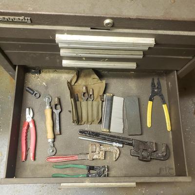 Kennedy Tool Cart on Casters and Contents (B3-KD)