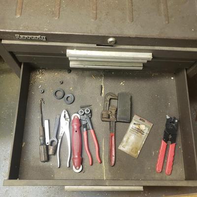 Kennedy Tool Cart on Casters and Contents (B3-KD)