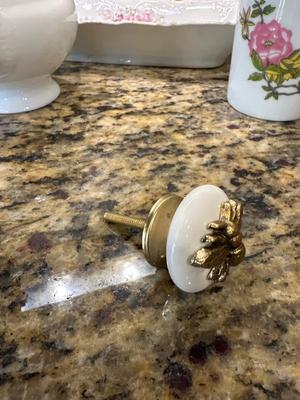 Vintage bowls and a drawer pull