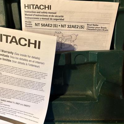 Bostitch Air Compressor w/Nail Gun and Hitachi Brad Nailer (B2-ES)