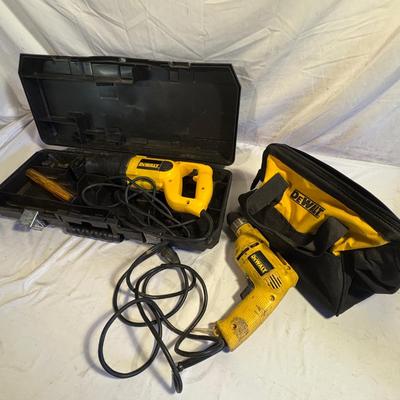 DeWalt Reciprocating Saw & Corded Drill (B2-ES)