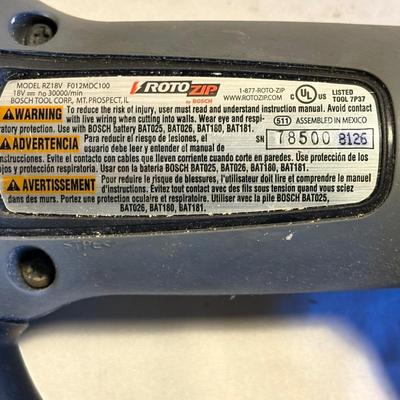 Bosch Roto-Zip Rechargeable Spiral Saw (B2-ES)