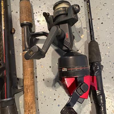 Shimano, Martin, Berkeley Fishing Rods w/Reels (B2-ES)