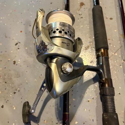 Shimano, Martin, Berkeley Fishing Rods w/Reels (B2-ES)