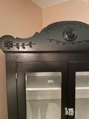 Black cabinet