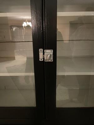 Black cabinet