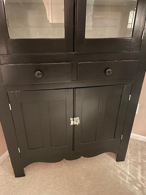 Black cabinet