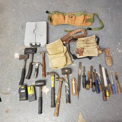 Hammers, Chisels, Files, Tool Belts and More-Stanley, Craftsman (B3-KD)