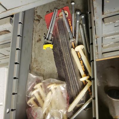 34 Drawers-Two Metal Cabinets and Contents (B3-KD)