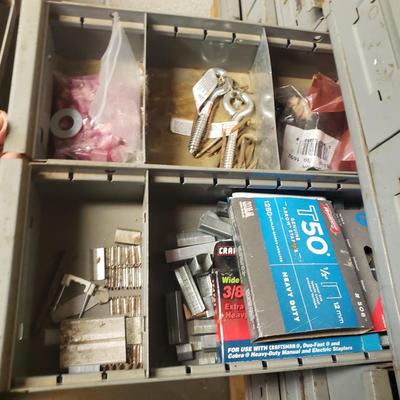 34 Drawers-Two Metal Cabinets and Contents (B3-KD)