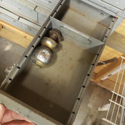 34 Drawers-Two Metal Cabinets and Contents (B3-KD)