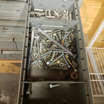 34 Drawers-Two Metal Cabinets and Contents (B3-KD)
