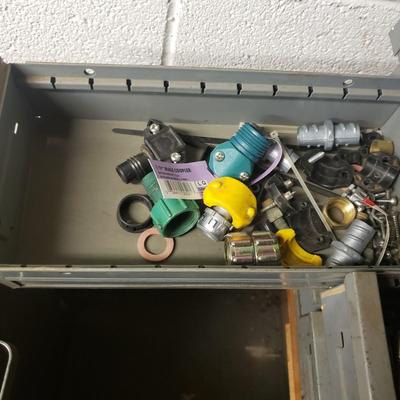 34 Drawers-Two Metal Cabinets and Contents (B3-KD)