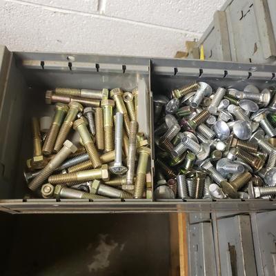 34 Drawers-Two Metal Cabinets and Contents (B3-KD)