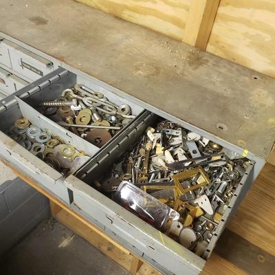 34 Drawers-Two Metal Cabinets and Contents (B3-KD)
